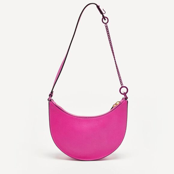 Valentino Vlogo Mini Pink Leather Hobo - Picture 4 of 7